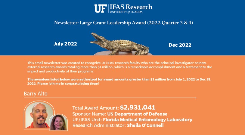 IFAS Research Grant Award 2022