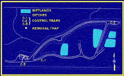 map of trap sites