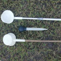 showing dippers and turkey baster used for sampling